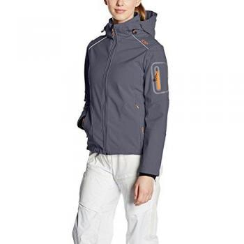 CMP Damen Softshelljacke, Grau, 44 EU (Herstellergröße)