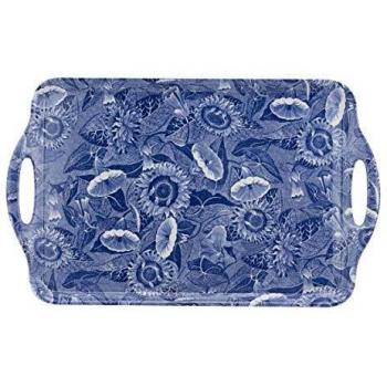 Pimpernel Sunflower Tray, Blue, Large, Handled