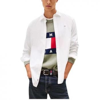 Camicia da Uomo Tommy Jeans A Maniche Lunghe Ecru S