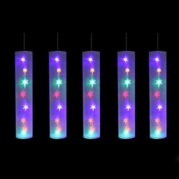 Set de 5 tubes LED multicolores