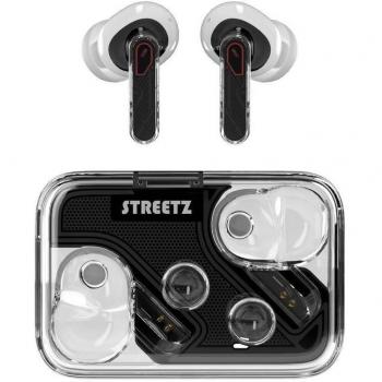 T250 Transparent – Deltaco Kopfhörer, 6 h Wireless, schwarz
