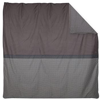 Linge de lit satin coton Enzo noir 300x240 cm