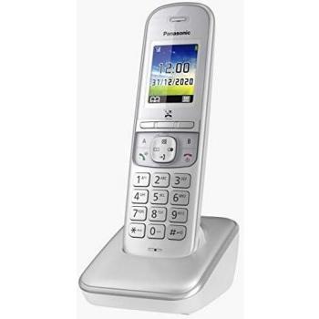 Panasonic KX-TGH710GG DECT Schnurloses Telefon analog Freisprechen, Babyphone Silber