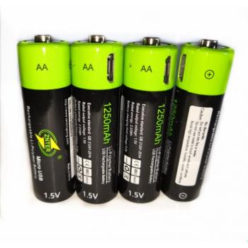 ZNTER 1.5V AA USB Rechargeable Lithium Battery 1700mAh