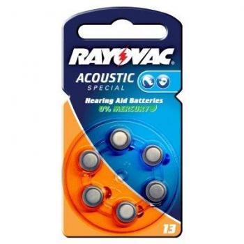 Rayovac Hoorbatterij 13AU Acoustic Special Oranje (60 stuks)