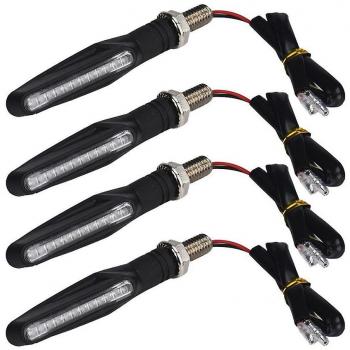 Kit Orange Moto 4 Clignotants LED