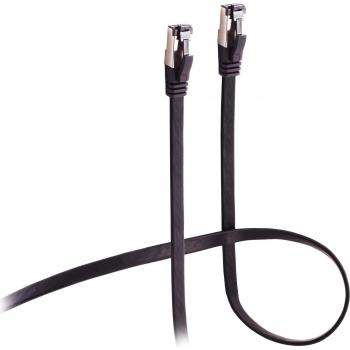 Shiverpeaks Cat 8.1 U/FTP Flat Ethernet Cable, 1m, Black