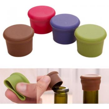 Bouchon de bouteille en silicone anti-fuite