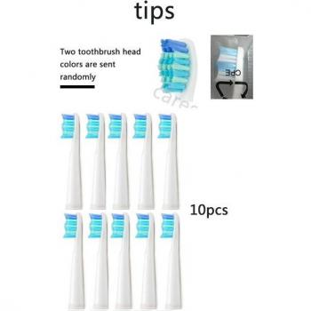 10pcs Replacement Brush Heads for Seago Sonic Electric Toothbrush SG910 SG507 SG958 SG515 SG949 SG575