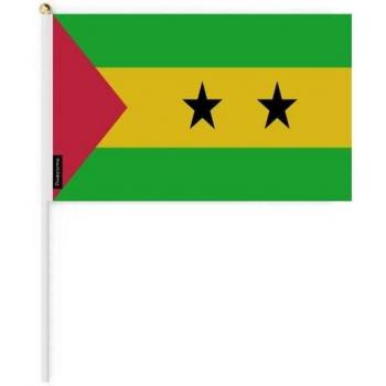 Miniature São Tomé & Príncipe Flag Collection, 30×45 cm, 100 Units – Weather‑Resistant Fabric