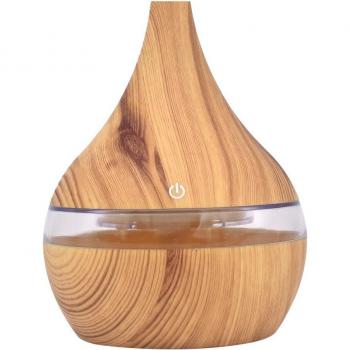 Humidificador y Difusor de Fragancias Esenciales, Niebla Fría Ultrasónica con Iluminación LED 300ml