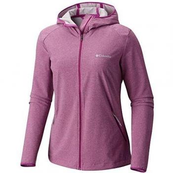 Columbia Veste Softshell Femme, HEATHER CANYON SOFTSHELL JACKET, Polyester, Mauve (Intense Violet Heather)