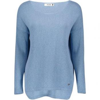 Please Jeans Rundhalspullover »PL-M49«, trendige Melange-Farben, One Size