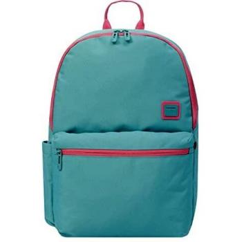 Mochila urbana azul y rosa