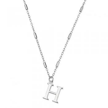Iconic Silver Initial H Necklace SNCC4040H