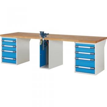 Établi Eurokraft Pro 7000 – Système modulaire à 8 rangements