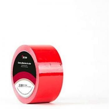 ROLLO DE CINTA ADHESIVA ROJA 48X63