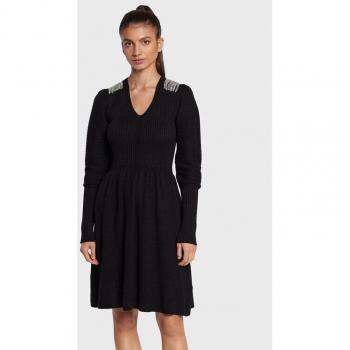 Silvian Heach Strickkleid PGA22124VE in Schwarz Regular Fit