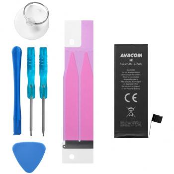 Avacom GSAP‑IPHSE‑1624 Ersatzakku für Smartphones – Schwarze Variante