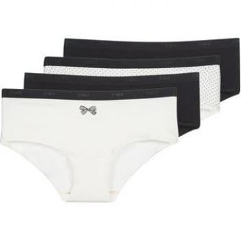Femme Culottes & Slips Dim Poche Coton Stretch Noir FR 44/46 – 4 pcs
