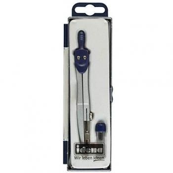 Bussola Scolastica Idena Blu Argento