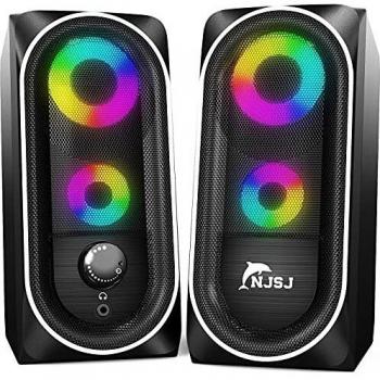 RGB Gaming PC Speakers with USB Power