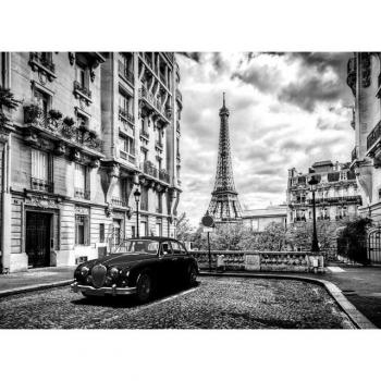 Papermoon Premium VLIES-Tapete »Paris Noir et Blanc«