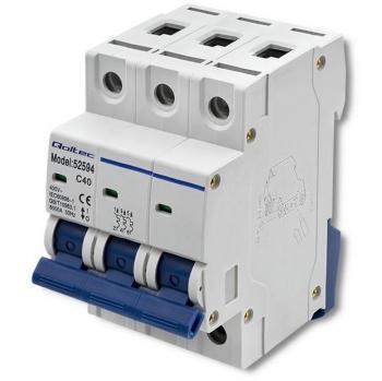 Qoltec C40 | Ochranný vypínač | AC | 40A | 3P