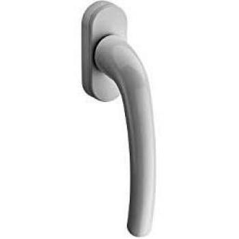 Maniglia finestra cremonese lever 90° con vite nascosta, finish bianco