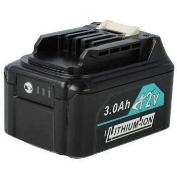 Replacement Battery for Makita DF332DWYE, DF332DWYX2, DF332DY1J, DF332DZ (3000 mAh, Li-Ion, 12V)