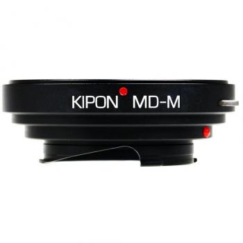 Kipon Adapter für Minolta MD-Objektive auf Leica M, Schwarz