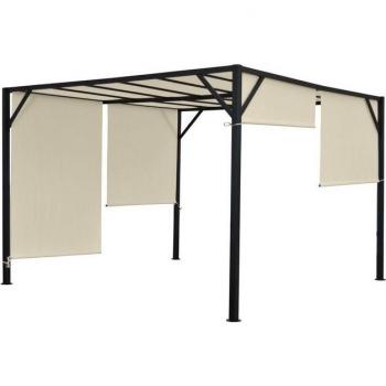 MCW Beja Pavillon mit Schiebedach 4x4m