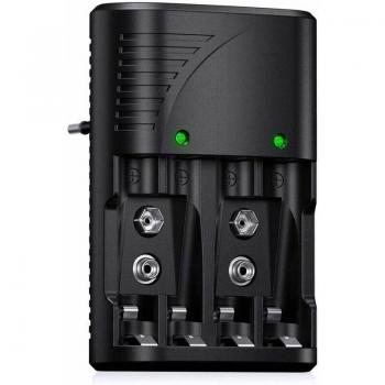 ENSOLEILLE Ni-MH Batterieladegerät für AA/AAA/9V