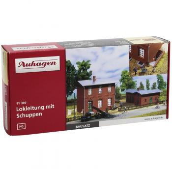 Auhagen 11389 Bahnbauten Lokleitung mit Schuppen