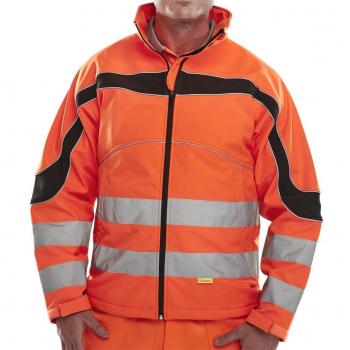 Eton FlashLite SoftShell Coat 5XL (Orange & Black)