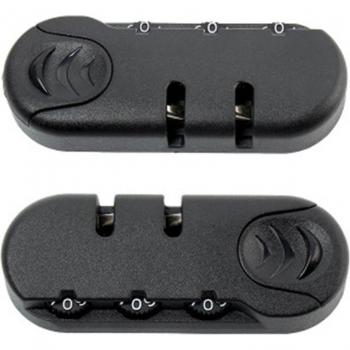 Cadenas noir à code pour bagages
