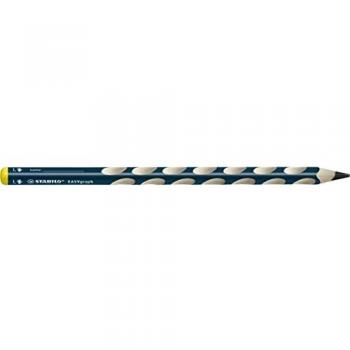 Crayon STABILO EASYgraph B 321/be 3.15mm gaucher bleu ardoise