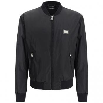 Dolce & Gabbana Black Nylon Jacket with Tag Size L