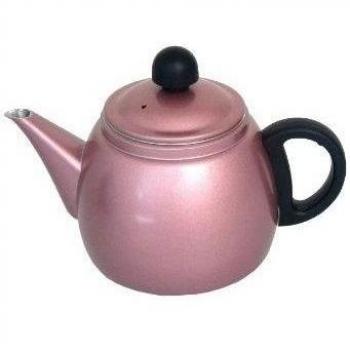 Tetera Byte Database Emily 0.7L rosa tipo D salmón con colador