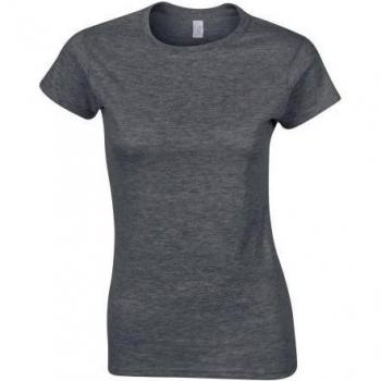 Marrone XL Donna Gildan SoftStyle Cotton