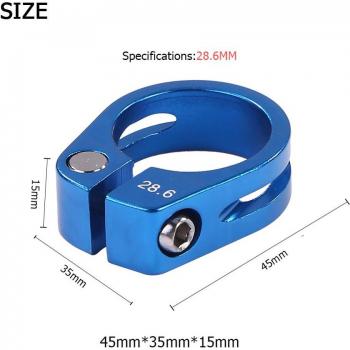 Alloy Seat Clamp for Mountain and Road Bikes 28.6/30mm