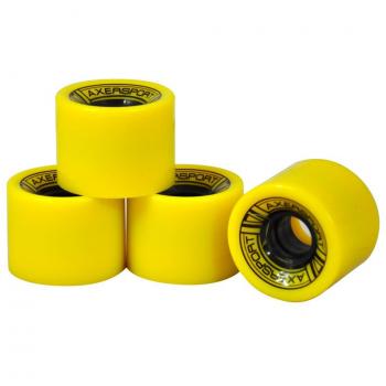 SK8 Pro: 60 × 45 mm Yellow AXER Sport Wheels (Pack of 4)