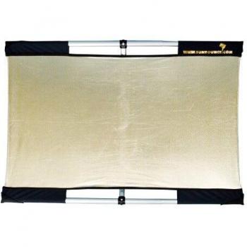 SUNBOUNCER MICRO-MINI REISEKIT ZEBRA /GOLD-SILBER -Rückseite weiß