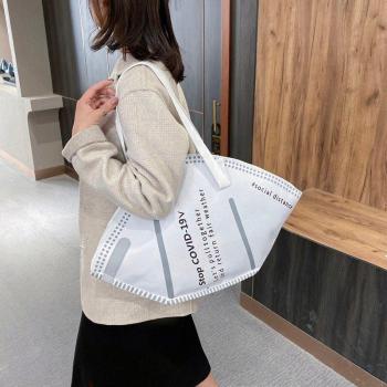 Spacious Women's Canvas Handbag