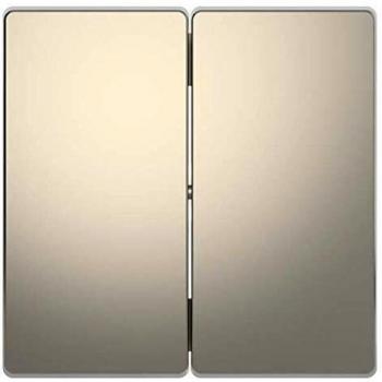 Placca Copertura Merten Commutatore Nickel MEG3400‑6050