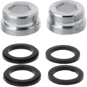 2 Pcs Faucet Adaptation Toolset M22 Female/M24 Male