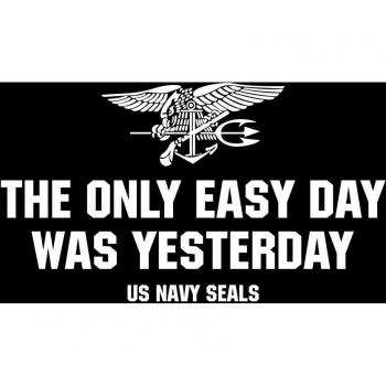 90*150cm The Only Easy Day Was Yesterday US Military Flag