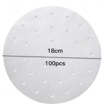 100 Count Non-Stick Steamer Liners for Air Fryers