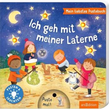 Ars Edition, Libro bebè, Mein liebstes Pustebuch – Ich geh mit meiner Laterne (Tedesco)