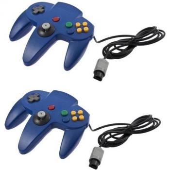 Blue N64 Gamepad Pair